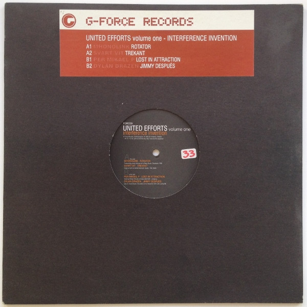 Various - United Efforts Volume One - Interference Invention | G-Force Records (FORCE9)