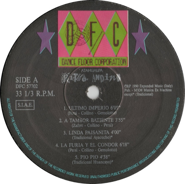 Atahualpa - Ritmo Andino | DFC (DFC 57702) - 3 Atahualpa - Ritmo Andino | DFC (DFC 57702) - 3