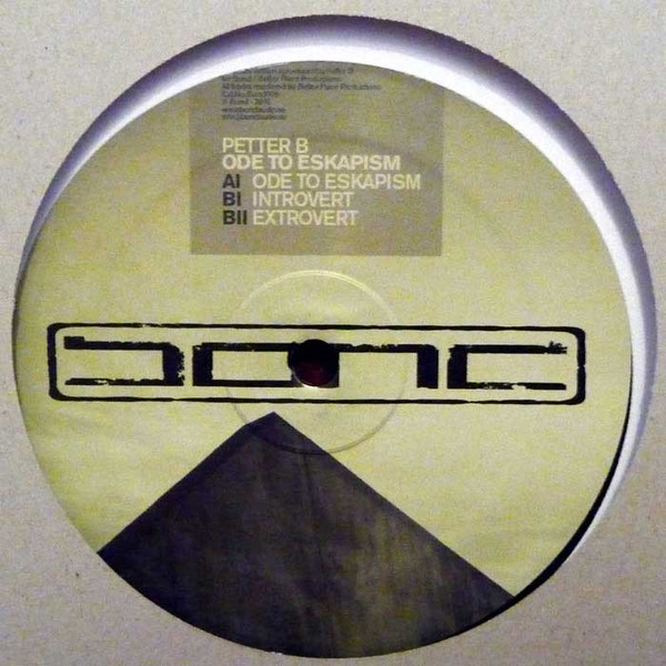 Petter B - Ode To Eskapism | Bond (Bond009) - main