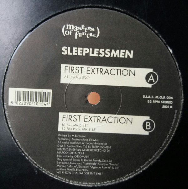 Sleeplessmen - First Extraction | Masters Of Funck (M.O.F. 006) - main Sleeplessmen - First Extraction | Masters Of Funck (M.O.F. 006) - main