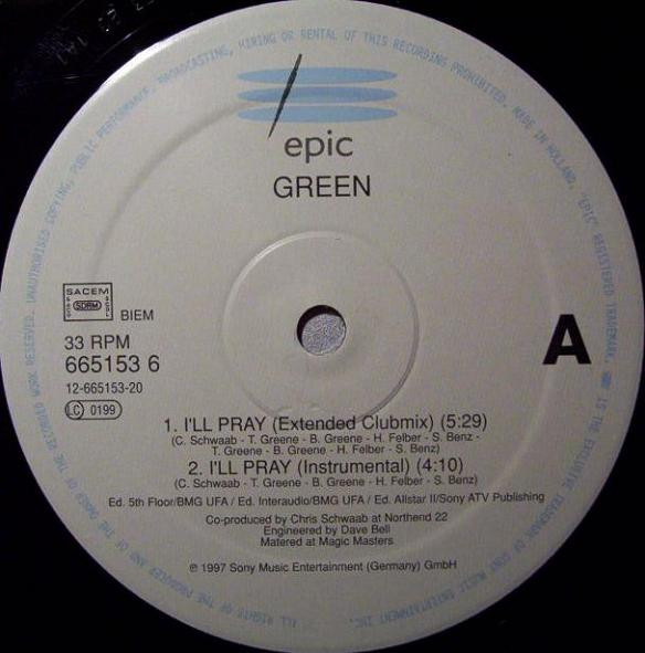 Green - I'll Pray | Epic (665153 6)
