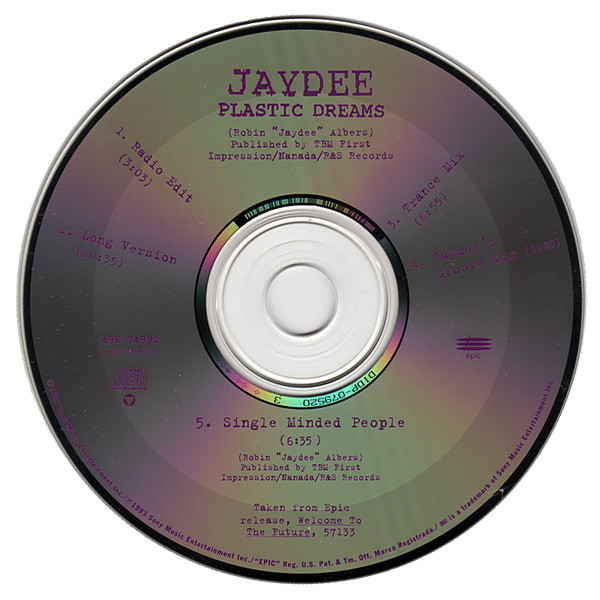 Jaydee - Plastic Dreams | Epic (49K 74992) - 4