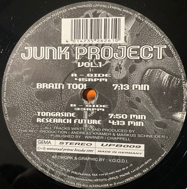 Junk Project - Vol.1 | Universal Prime Breaks (UPB009) - 3 Junk Project - Vol.1 | Universal Prime Breaks (UPB009) - 3