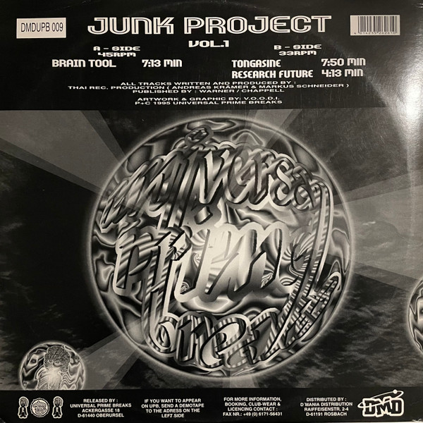 Junk Project - Vol.1 | Universal Prime Breaks (UPB009) - 2 Junk Project - Vol.1 | Universal Prime Breaks (UPB009) - 2