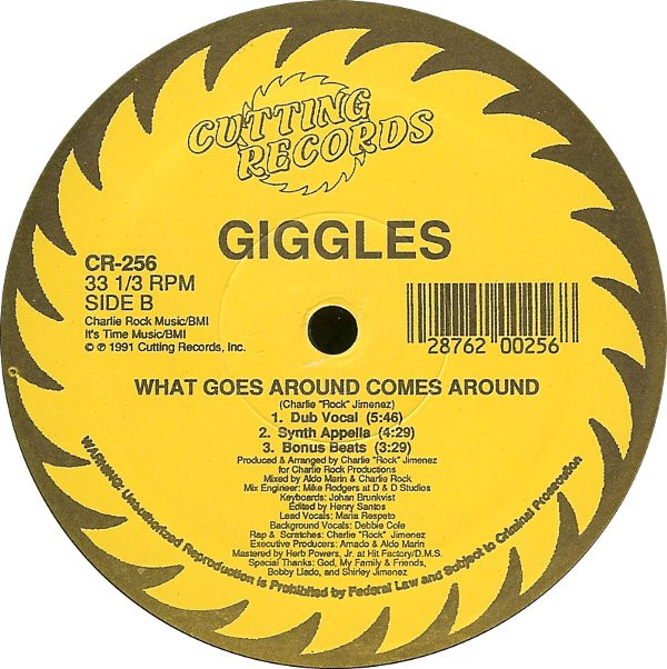 Giggles - What Goes Around Comes Around | Cutting Records (CR-256) - 2 Giggles - What Goes Around Comes Around | Cutting Records (CR-256) - 2