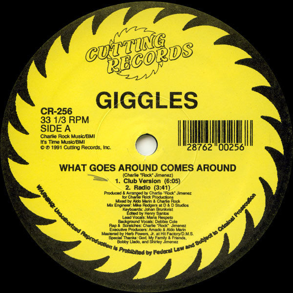 Giggles - What Goes Around Comes Around | Cutting Records (CR-256) - main Giggles - What Goes Around Comes Around | Cutting Records (CR-256) - main