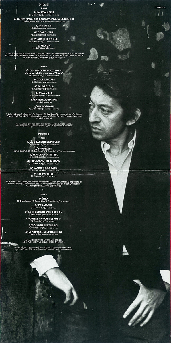 Serge Gainsbourg - La Chanson De Prévert | Philips (6620 016) - 3