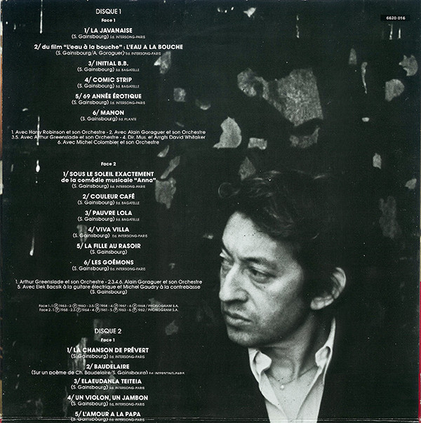 Serge Gainsbourg - La Chanson De Prévert | Philips (6620 016) - 2