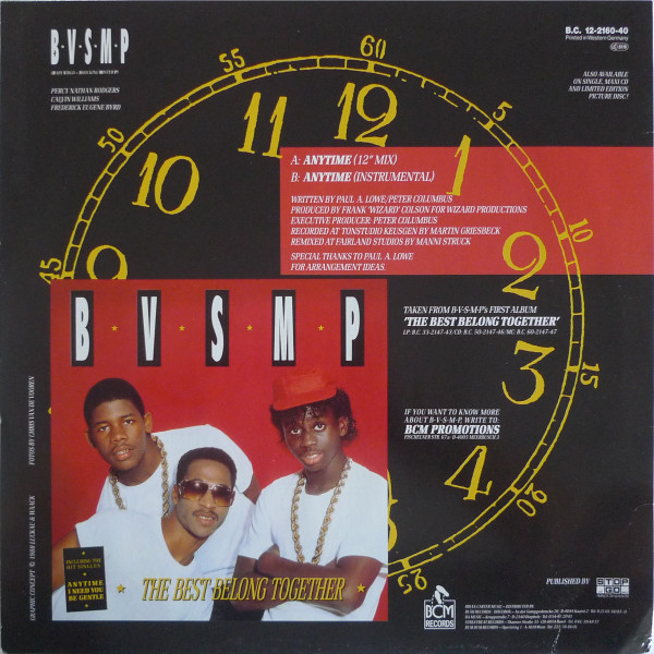 B.V.S.M.P. - Anytime | BCM Records (B.C. 12-2160-40) - 2 B.V.S.M.P. - Anytime | BCM Records (B.C. 12-2160-40) - 2