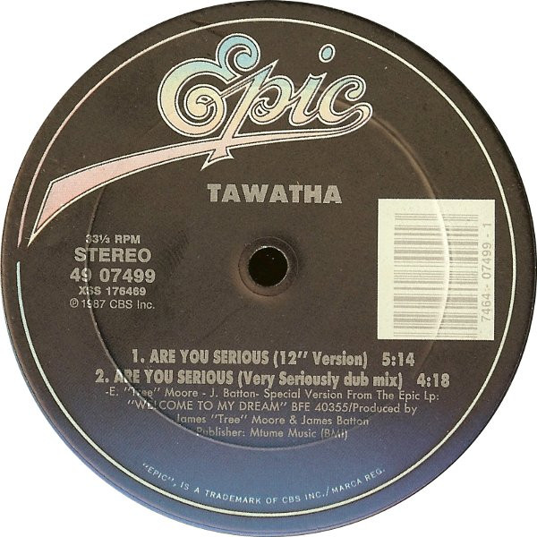 Tawatha - Are You Serious? | Epic (49 07499) - main