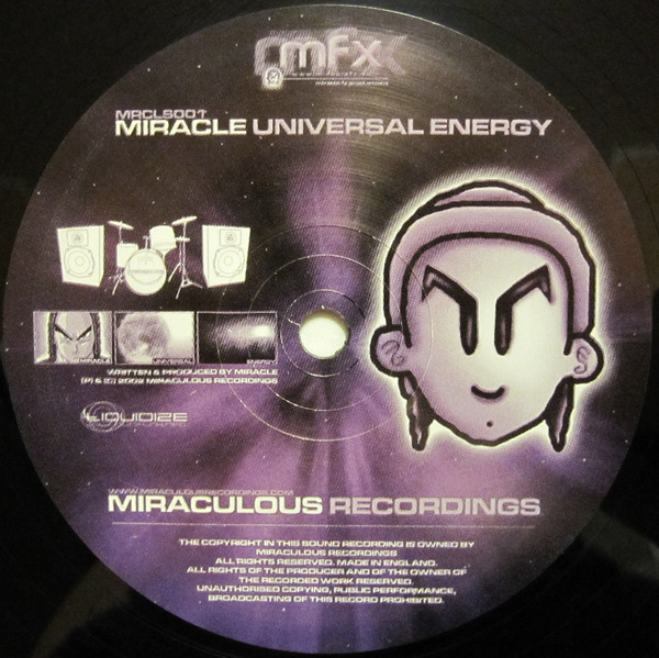 Miracle - Universal Energy / Digital Data | Miraculous Recordings (MRCLS 001) - 2