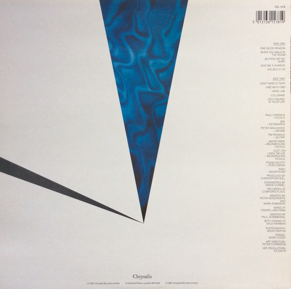 Paul Carrack - One Good Reason | Chrysalis (CDL 1578) - 2