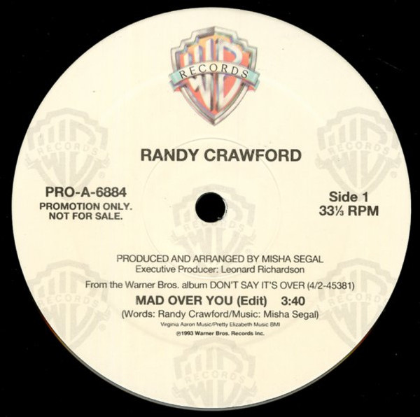 Randy Crawford - Mad Over You | Warner Bros. Records (PRO-A-6884) - main Randy Crawford - Mad Over You | Warner Bros. Records (PRO-A-6884) - main