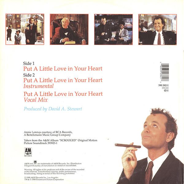 Annie Lennox & Al Green - Put A Little Love In Your Heart | A&M Records (390 382-1) - 2 Annie Lennox & Al Green - Put A Little Love In Your Heart | A&M Records (390 382-1) - 2