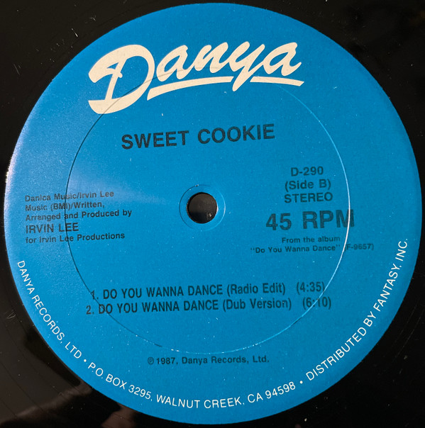 Sweet Cookie - Do You Wanna Dance | Danya Records (D-290) - 3 Sweet Cookie - Do You Wanna Dance | Danya Records (D-290) - 3
