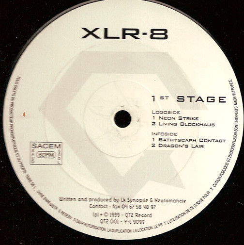 XLR-8 - 1st Stage | Quartz Records (QUARTZ 01) - 2