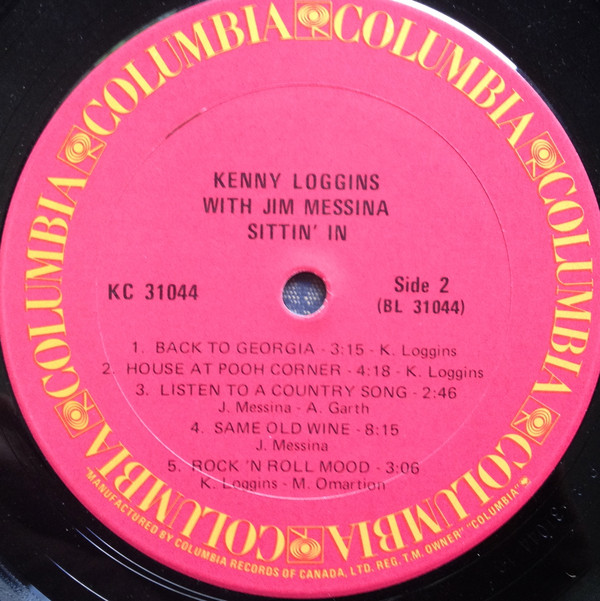 Kenny Loggins With Jim Messina - Sittin' In | Columbia (KC 31044) - 4