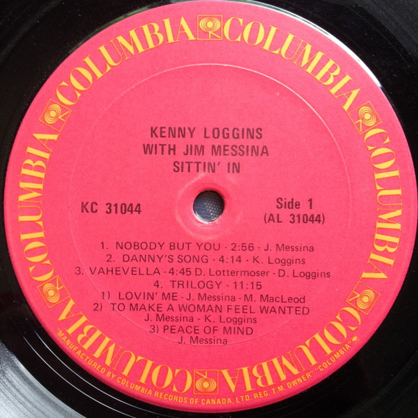 Kenny Loggins With Jim Messina - Sittin' In | Columbia (KC 31044) - 3