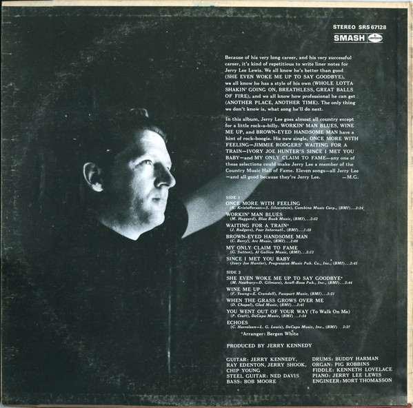 Jerry Lee Lewis - She Even Woke Me Up To Say Goodbye | Smash Records (SRS 67128) - 2 Jerry Lee Lewis - She Even Woke Me Up To Say Goodbye | Smash Records (SRS 67128) - 2