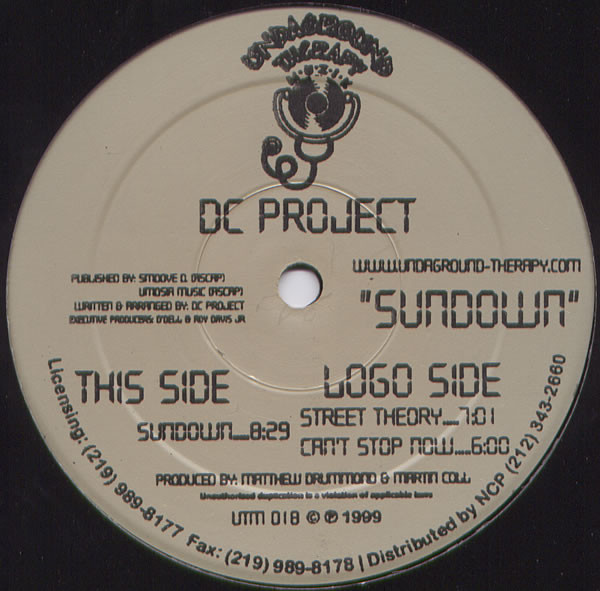 DC Project - Sundown | Undaground Therapy Muzik (UTM 018) - main