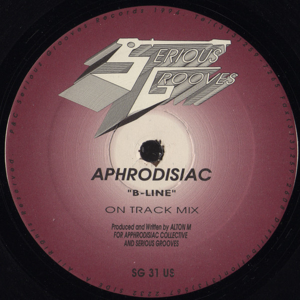 Aphrodisiac - B-Line | Serious Grooves (SG 31 US)