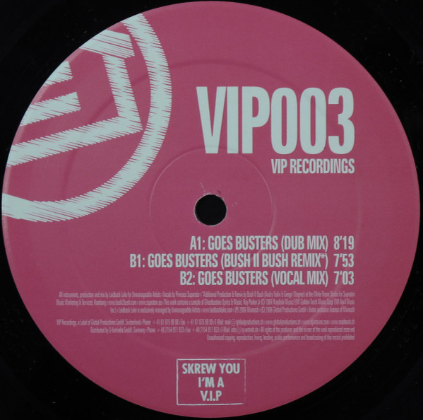 LBL Feat. Princess Superstar - Goes Busters | VIP Recordings (vip003) - main LBL Feat. Princess Superstar - Goes Busters | VIP Recordings (vip003) - main