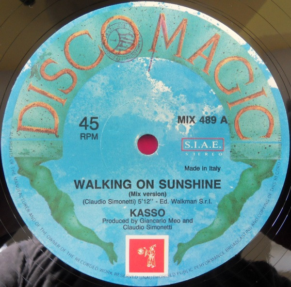 Kasso - Walking On Sunshine | Discomagic Records (MIX 489) - 2