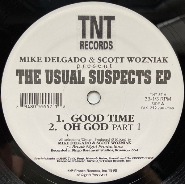 Mike Delgado & Scott Wozniak - The Usual Suspects EP | TNT Records (TNT-57) - 2