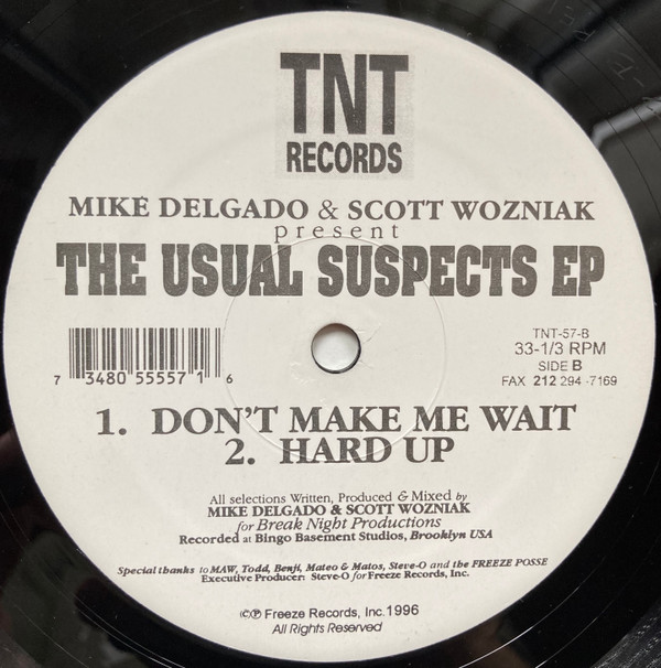 Mike Delgado & Scott Wozniak - The Usual Suspects EP | TNT Records (TNT-57) - 3