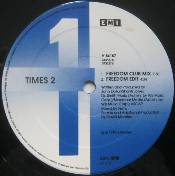 Times 2 - Set Me Free | EMI USA (V-56187) - 3 Times 2 - Set Me Free | EMI USA (V-56187) - 3
