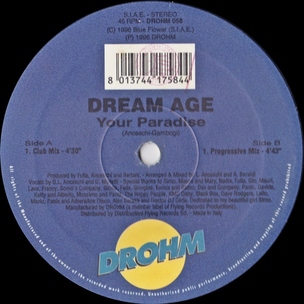 Dream Age - Your Paradise | Drohm (DROHM 058)