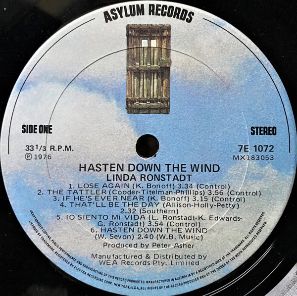 Hasten Down The Wind
