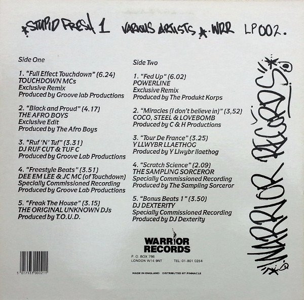 Various - Stupid Fresh 1 | Warrior Records (WRR LP 002) - 2 Various - Stupid Fresh 1 | Warrior Records (WRR LP 002) - 2