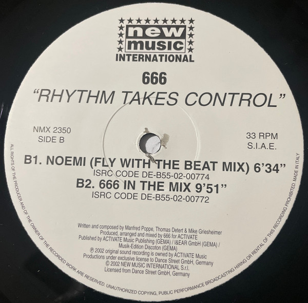 666 - Rhythm Takes Control | New Music International (NMX 2350) - 4