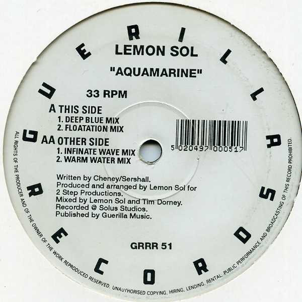 Lemon Sol - Aquamarine | Guerilla (GRRR 51)