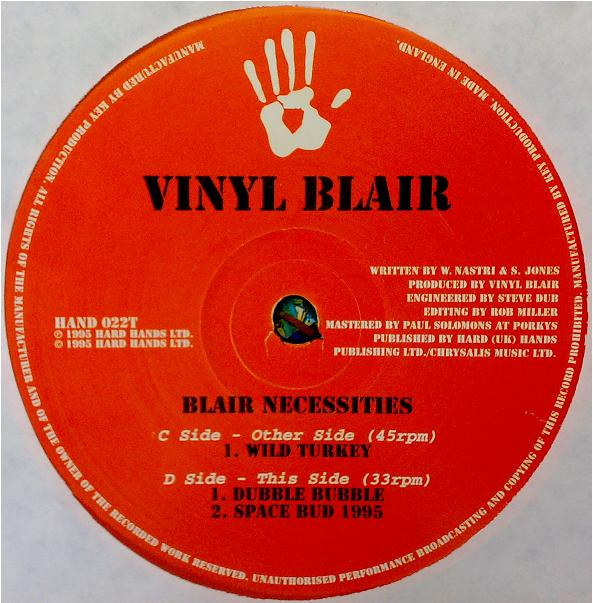 Vinyl Blair - Blair Necessities | Hard Hands (HAND 022 T) - 4 Vinyl Blair - Blair Necessities | Hard Hands (HAND 022 T) - 4
