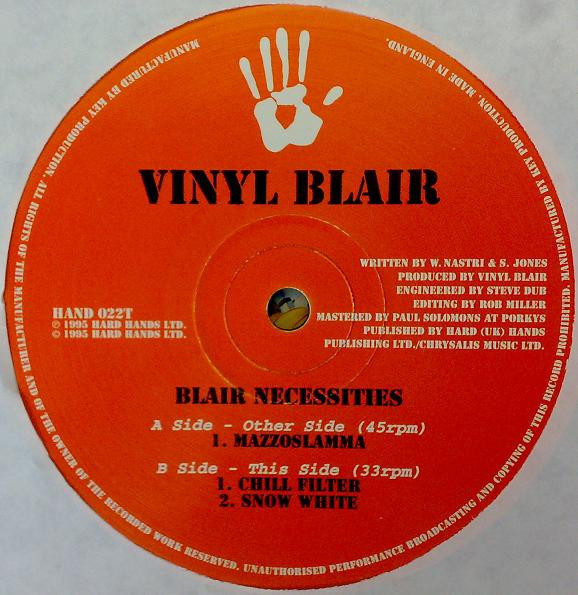 Vinyl Blair - Blair Necessities | Hard Hands (HAND 022 T) - 3 Vinyl Blair - Blair Necessities | Hard Hands (HAND 022 T) - 3