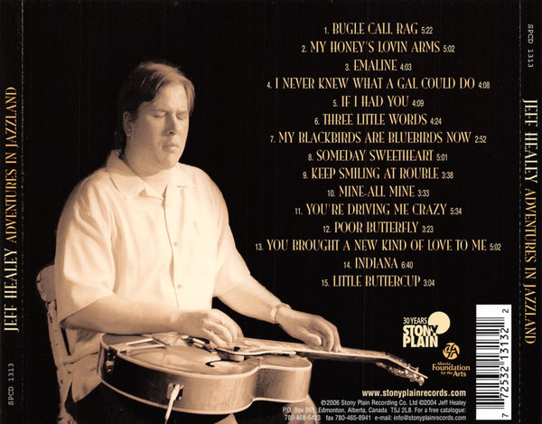 Jeff Healey - Adventures In Jazzland | Stony Plain Records (SPCD 1313) - 2