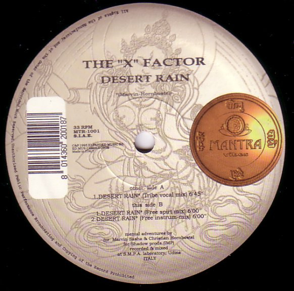 The X Factor - Desert Rain | Mantra Vibes (MTR-1001) - main
