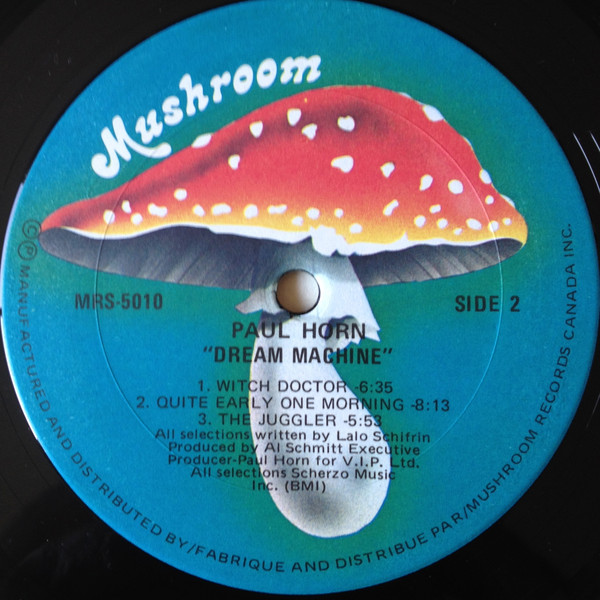 Paul Horn - Dream Machine | Mushroom Records (MRS-5010) - 4 Paul Horn - Dream Machine | Mushroom Records (MRS-5010) - 4