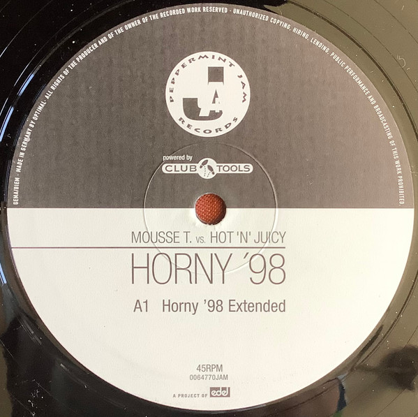 Mousse T. vs. Hot 'N' Juicy - Horny '98 | Peppermint Jam (0064770JAM) - 4