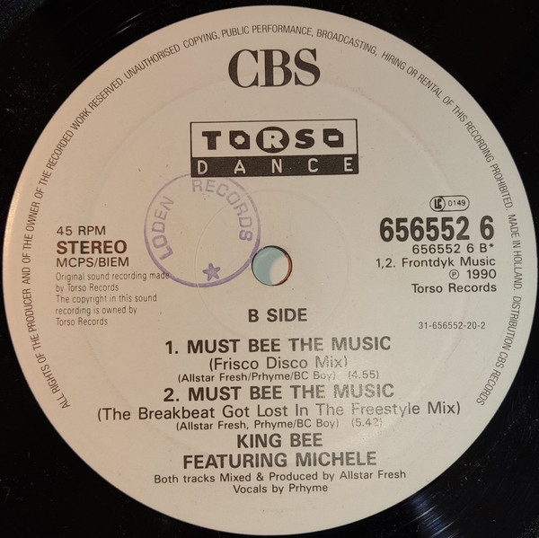 King Bee - Must Bee The Music | CBS (656552 6) - 4 King Bee - Must Bee The Music | CBS (656552 6) - 4