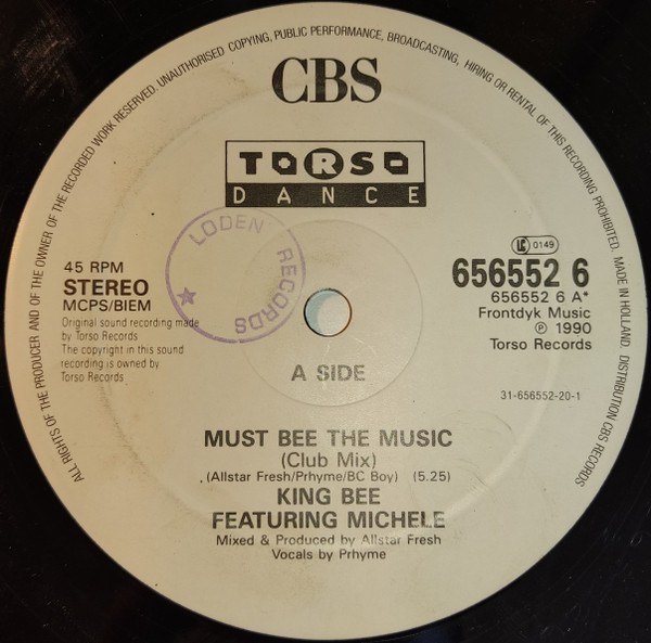 King Bee - Must Bee The Music | CBS (656552 6) - 3 King Bee - Must Bee The Music | CBS (656552 6) - 3