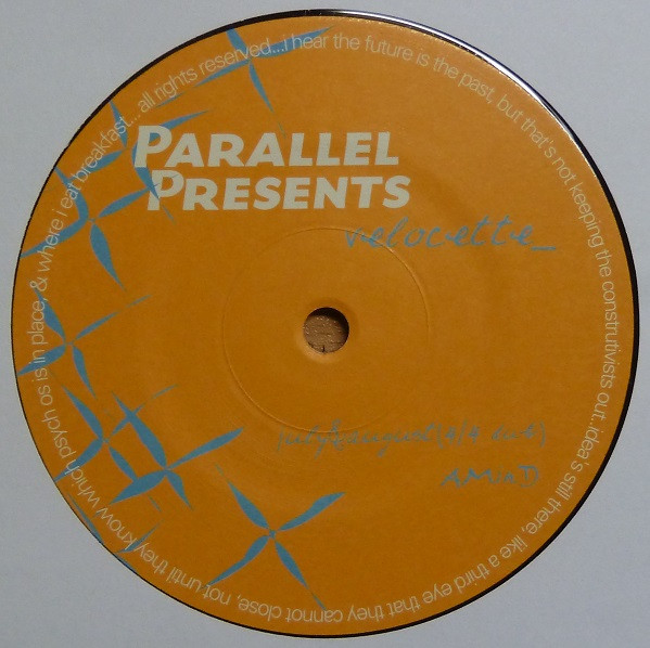 Velocette - July & August | Parallel Recordings, Ltd. (PRL-10012)