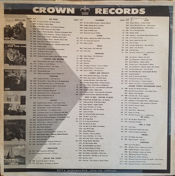 John Lee Hooker - John Lee Hooker Sings The Blues | Crown Records (CLP 5232) - 2 John Lee Hooker - John Lee Hooker Sings The Blues | Crown Records (CLP 5232) - 2