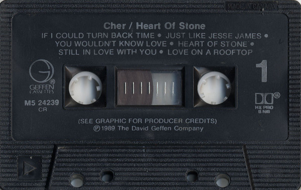 Cher - Heart Of Stone | Geffen Records (M5 24239) - 3 Cher - Heart Of Stone | Geffen Records (M5 24239) - 3