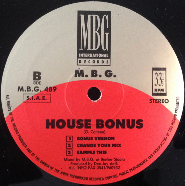 MBG - Oh Yeah | MBG International Records (MBG 0489) - 2