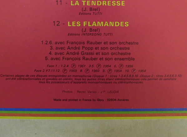 Jacques Brel - Ne Me Quitte Pas | Philips (6680 259) - 9 Jacques Brel - Ne Me Quitte Pas | Philips (6680 259) - 9