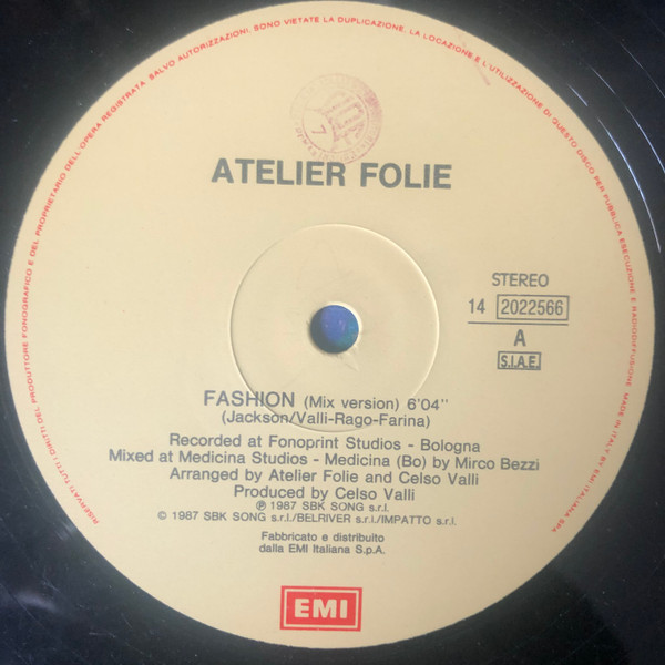 Atelier Folie - Fashion | EMI (14 2022566) - 3