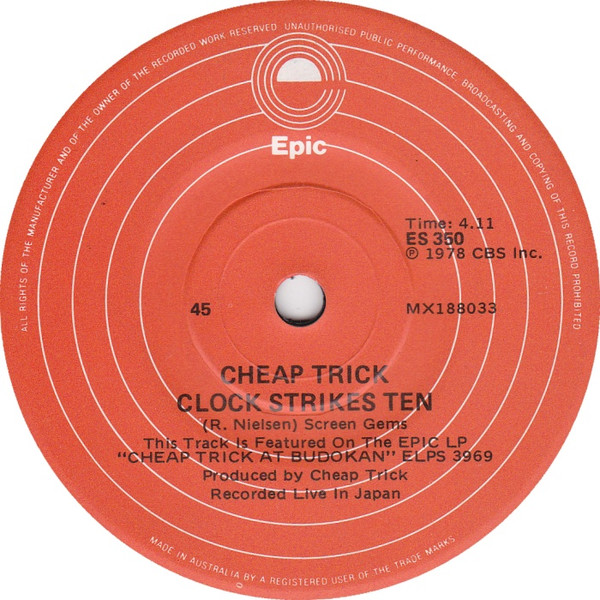 Cheap Trick - I Want You To Want Me | Epic (ES 350) - 2